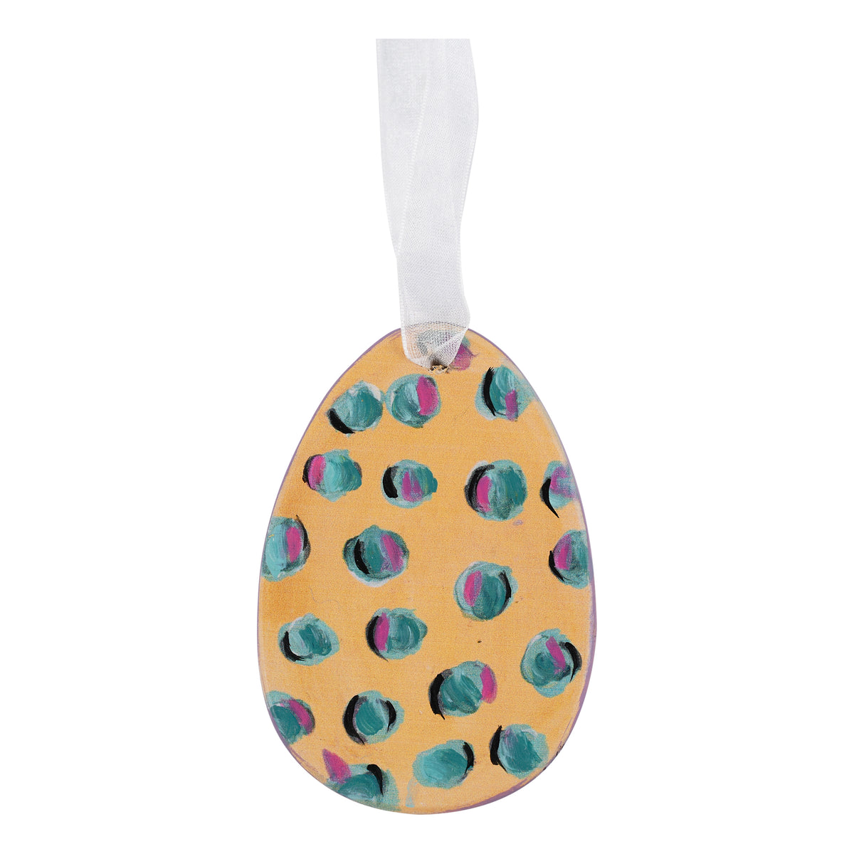 Wooden Easter Ornaments/set of 6