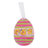 Wooden Easter Ornaments/set of 6