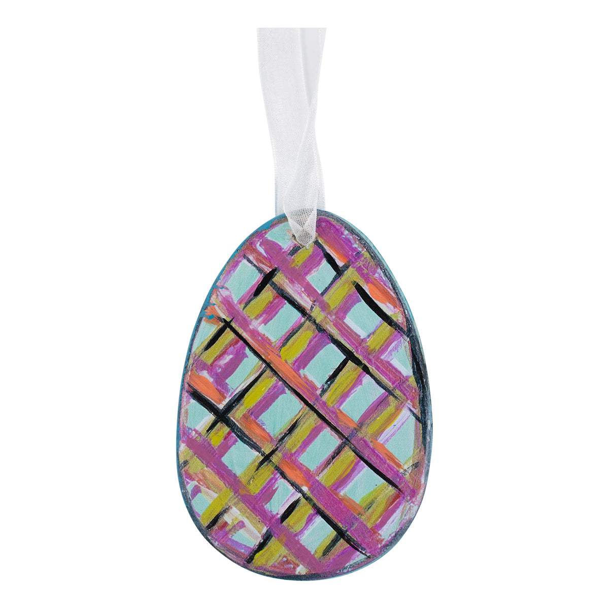 Wooden Easter Ornaments/set of 6