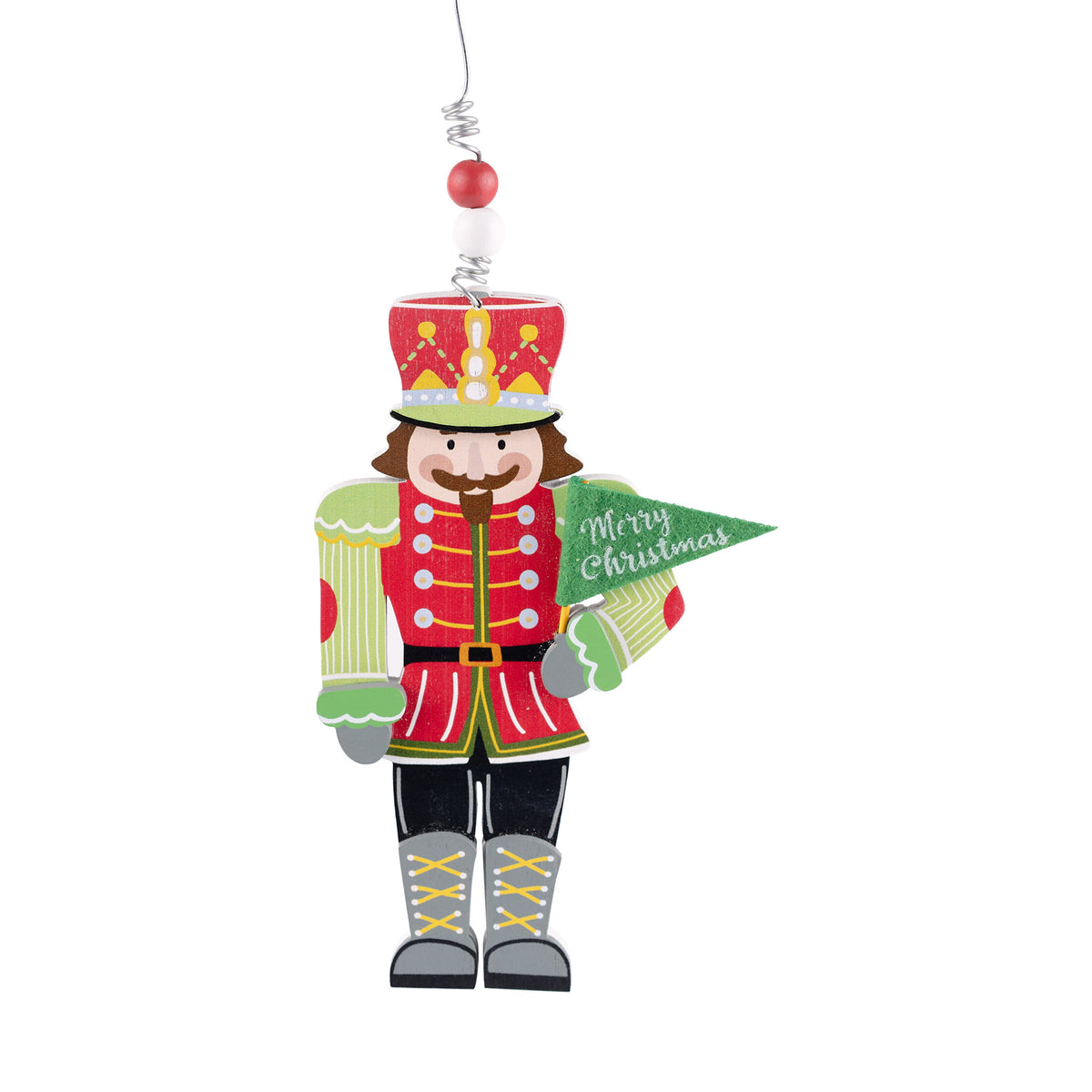 Nutcracker Wooden Ornament