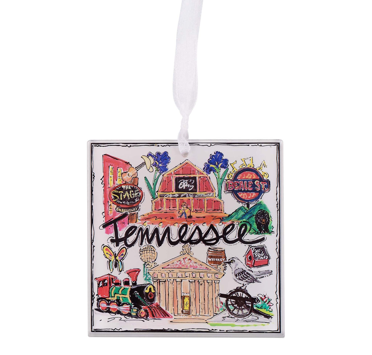 State of Tennessee Acrylic Ornament