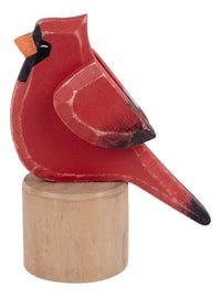 Red Bird Large on Wood