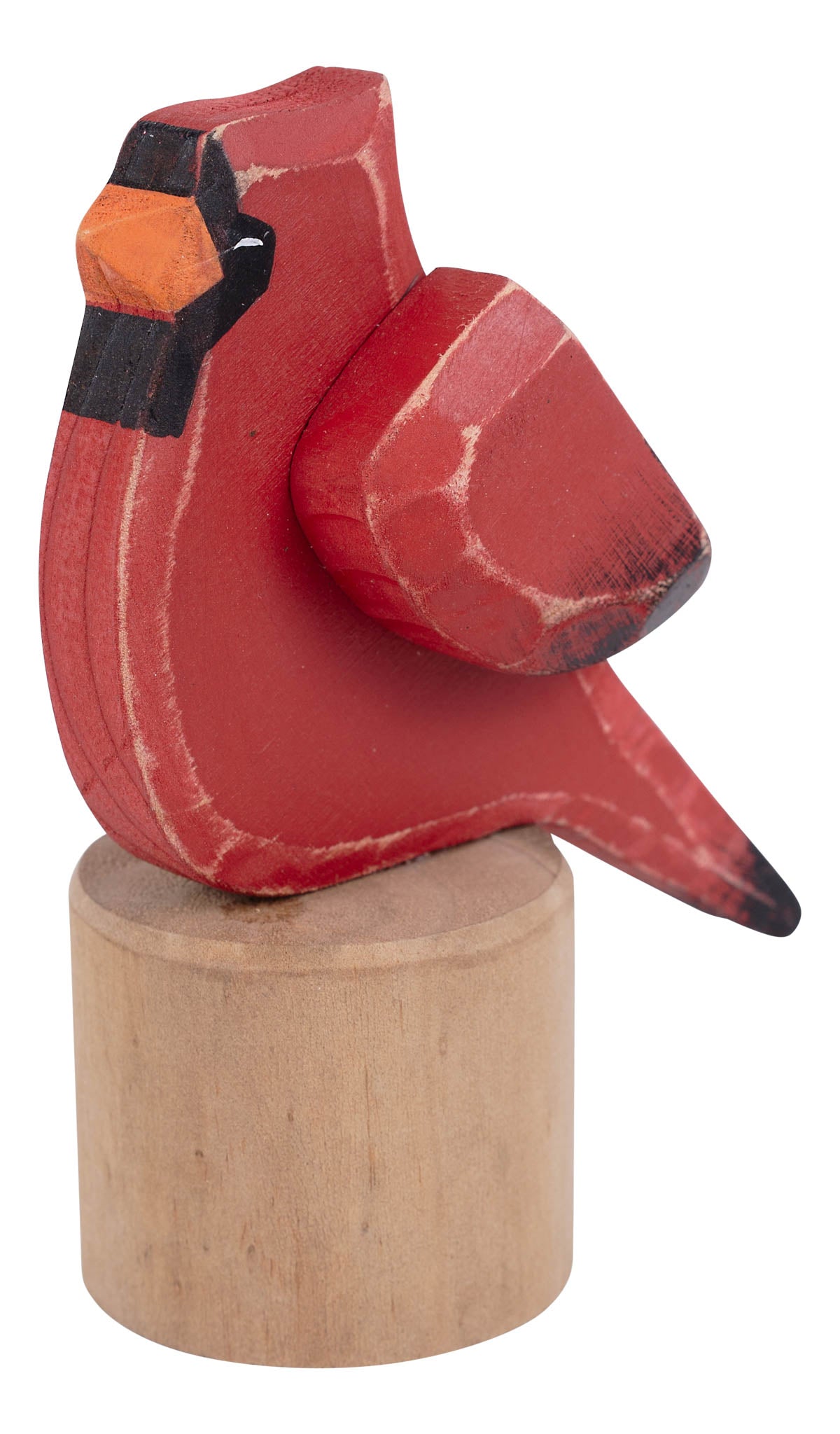 Red Bird Large on Wood