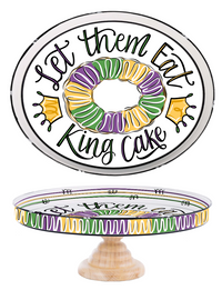 Let Them Eat King Cake Stand