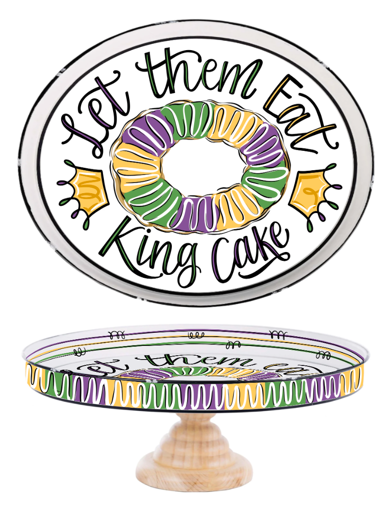 Let Them Eat King Cake Stand