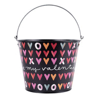 Be My Valentine Black Pail Small