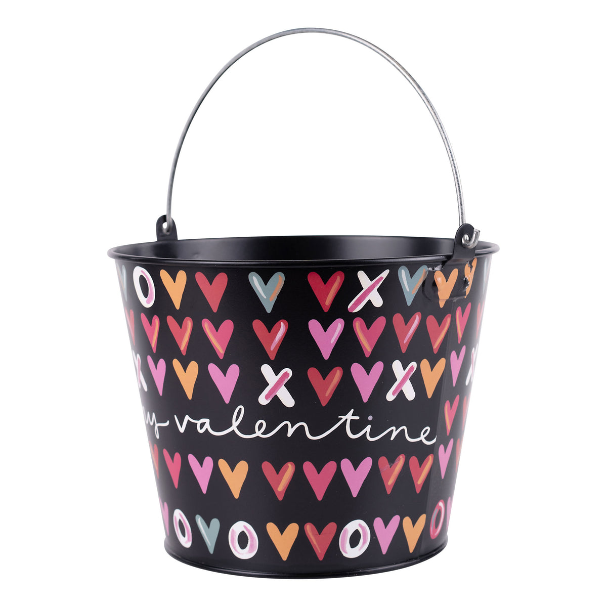 Be My Valentine Black Pail Small