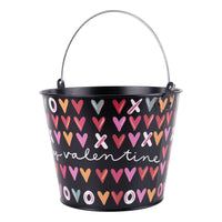 Be My Valentine Black Pail Small