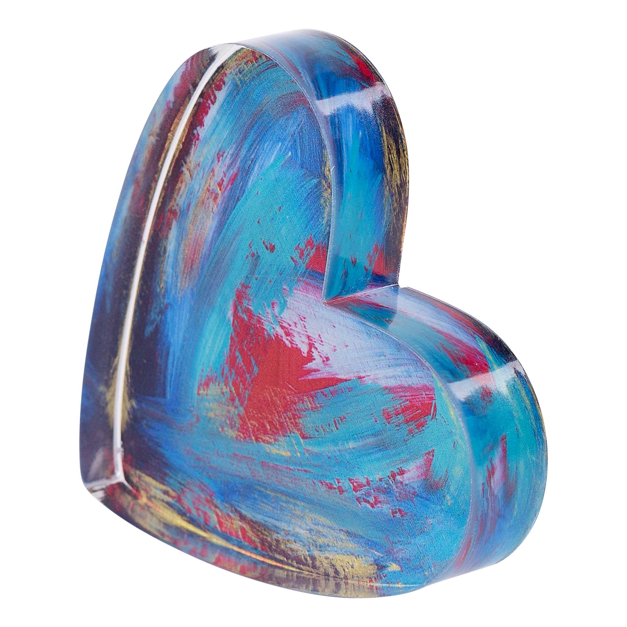 Share Love in Style with the Heart On Its Side Acrylic Stand