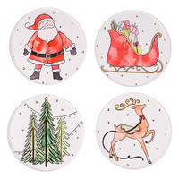 Santa Coaster Set/4