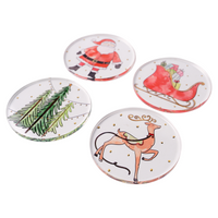 Santa Coaster Set/4