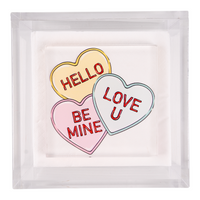 Conversation Hearts Napkin Weight