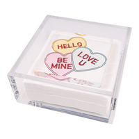 Conversation Hearts Napkin Weight