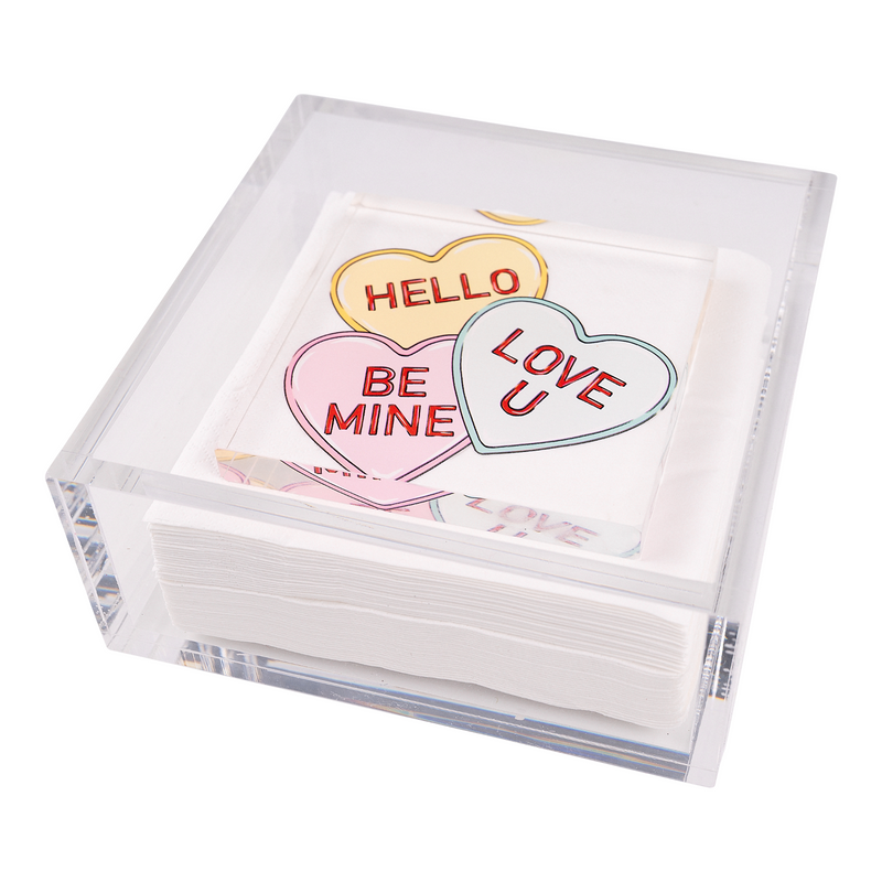 Conversation Hearts Napkin Weight