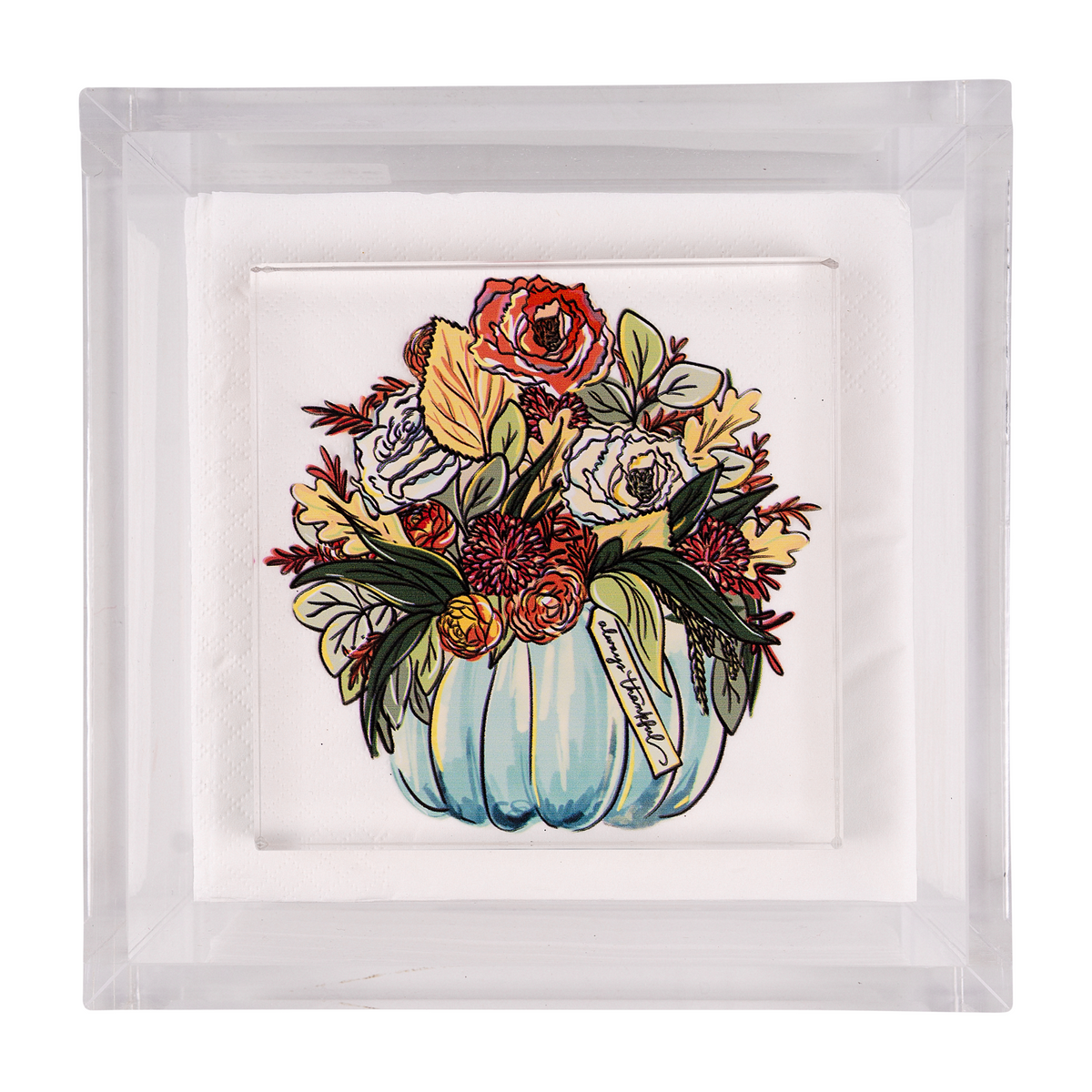 Always Thankful Pumpkin Napkin Weight