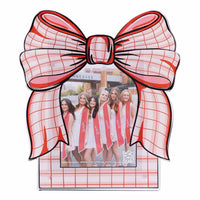 Red/Pink Bow Acrylic Frame