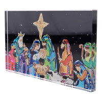 Nativity At Night Acrylic Stand