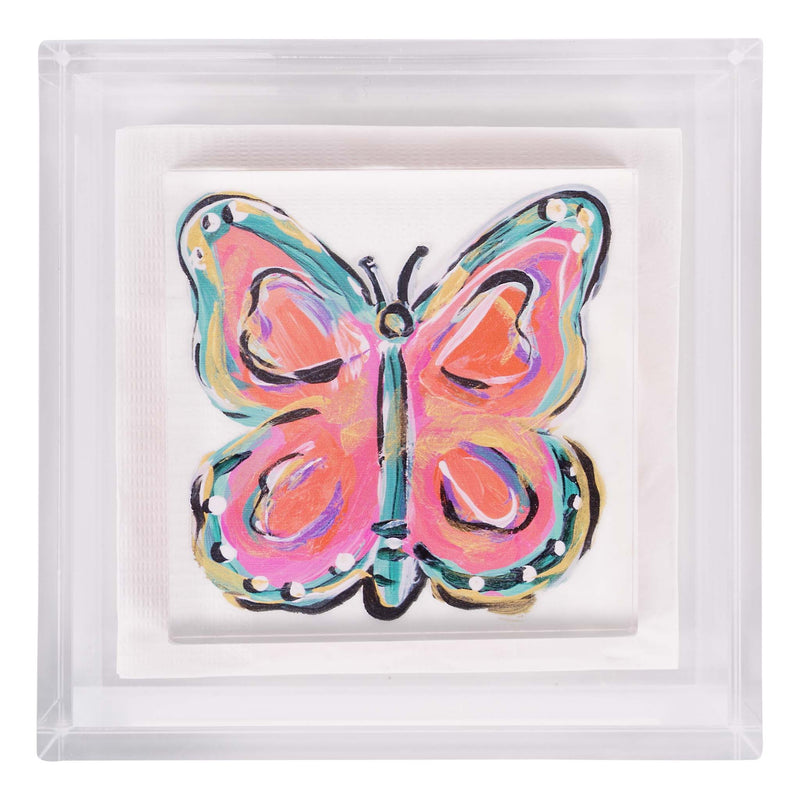 Coral Butterfly Napkin Weight