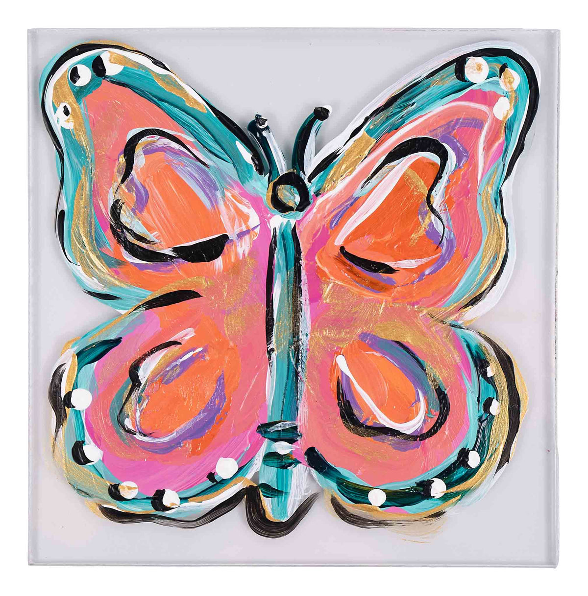 Coral Butterfly Napkin Weight