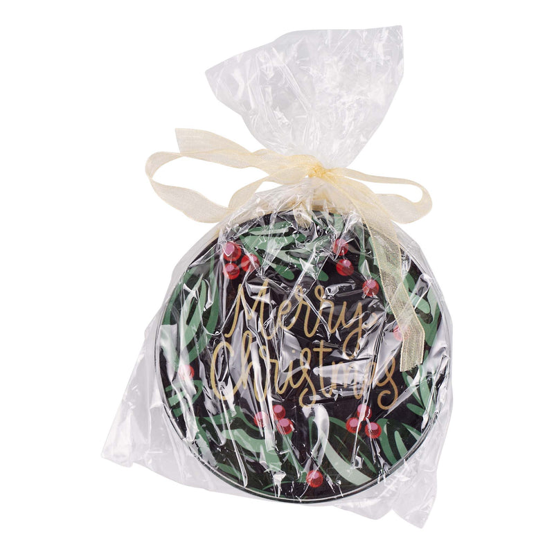 Holly Berry Acrylic Christmas Ornaments Set/4