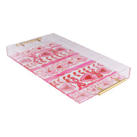 Sweetheart Stripe Acrylic Tray