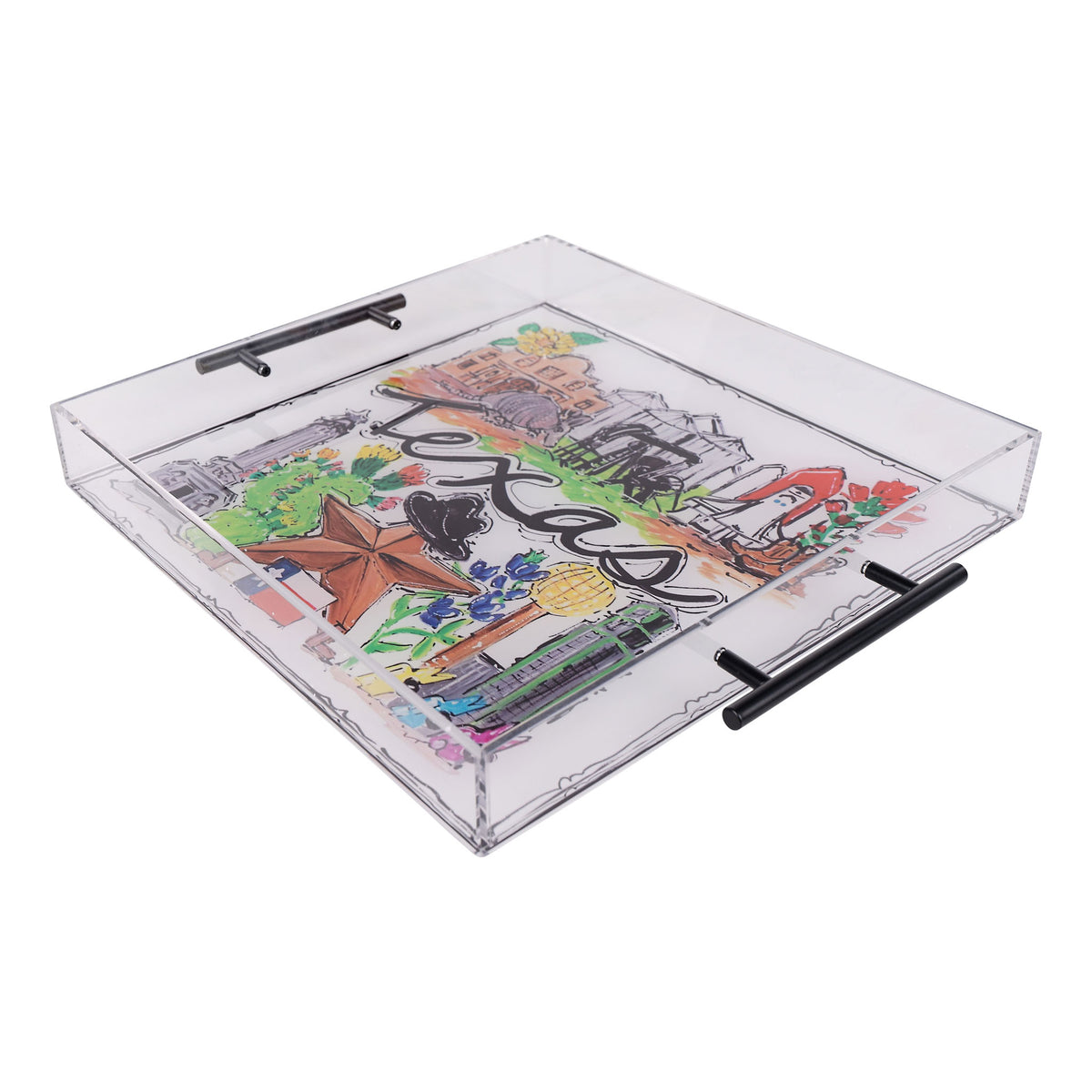 State of Texas Icon Acrylic Tray