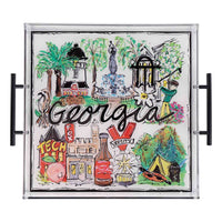 State of Georgia Icon Acrylic Tray