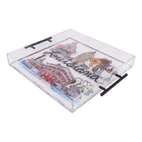 State of Louisiana Icon Acrylic Tray