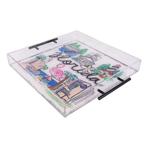 State of Florida Icon Acrylic Tray