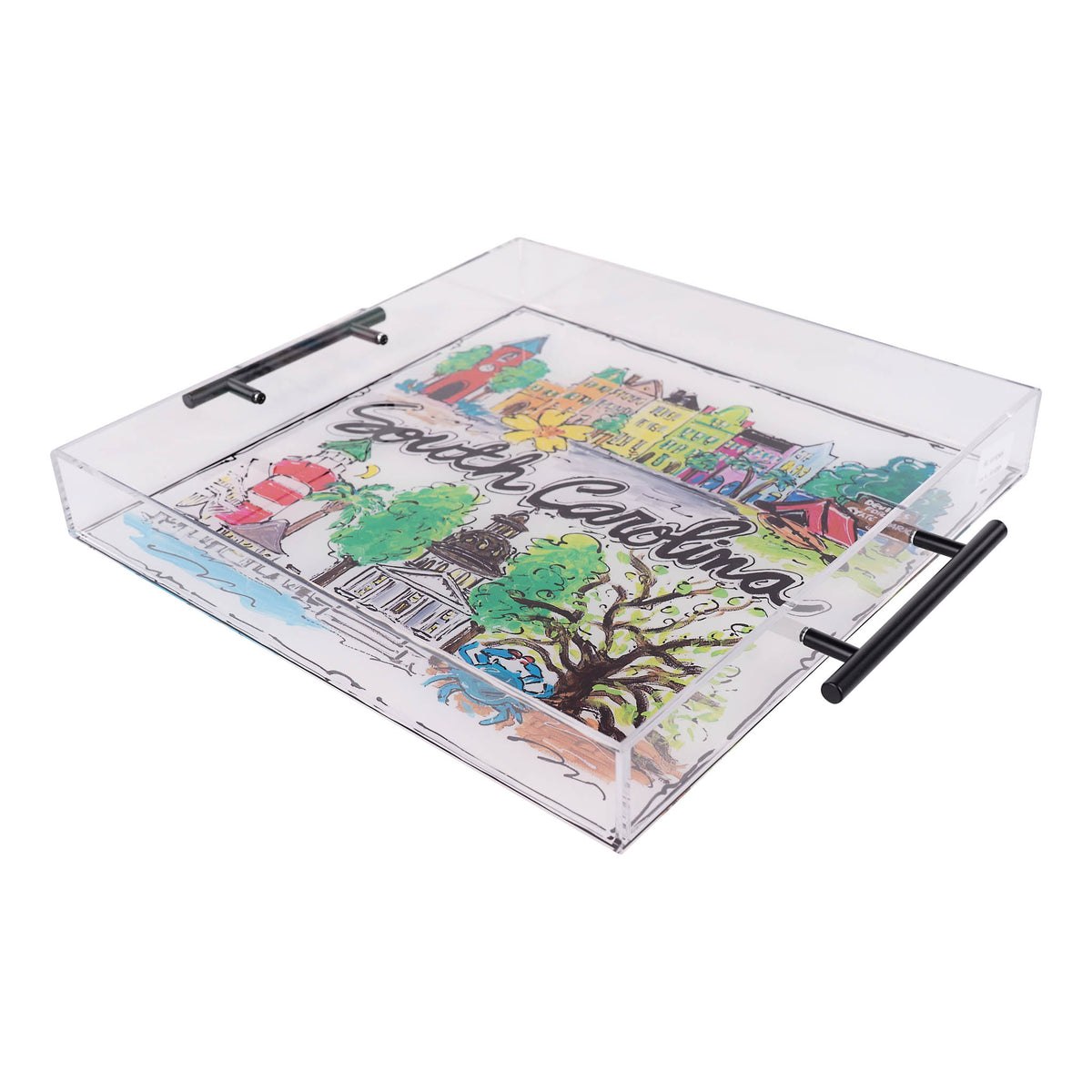 State of South Carolina Icon Acrylic Tray