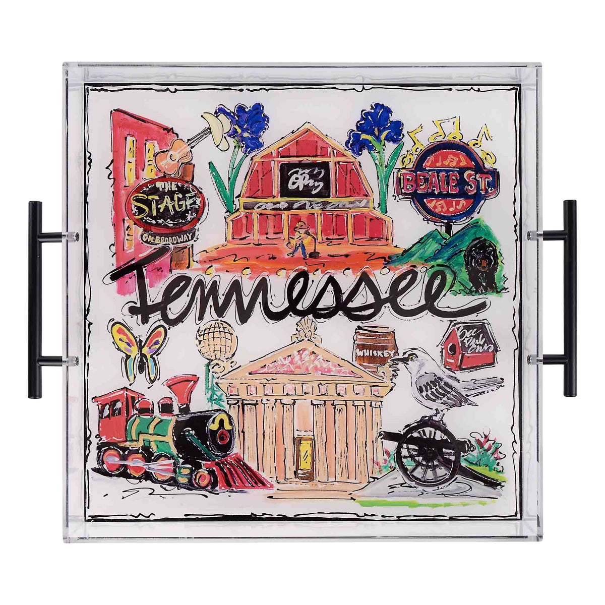 State of Tennessee Icon Acrylic Tray