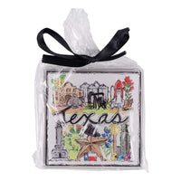 State of Texas Icon Acrylic Coaster Set/4