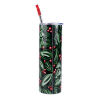 Merry Christmas Holly Tumbler