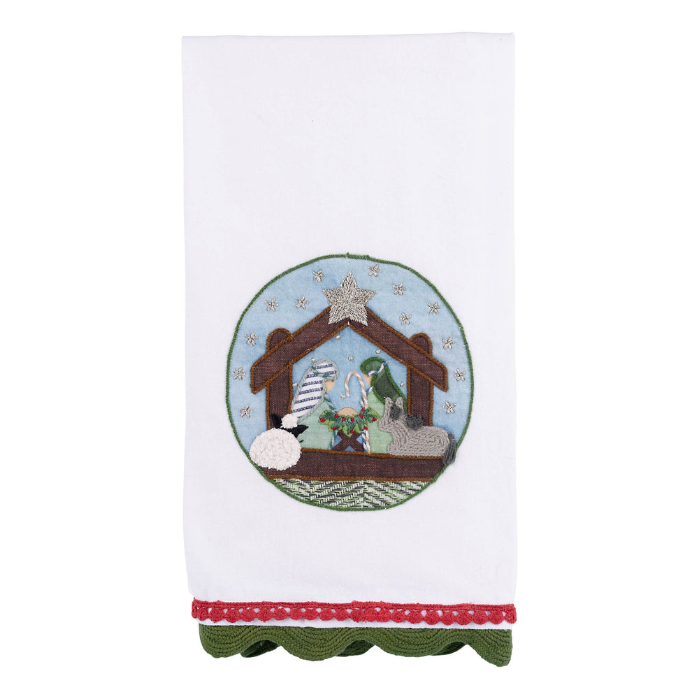 Nativity Stable Tea Towel