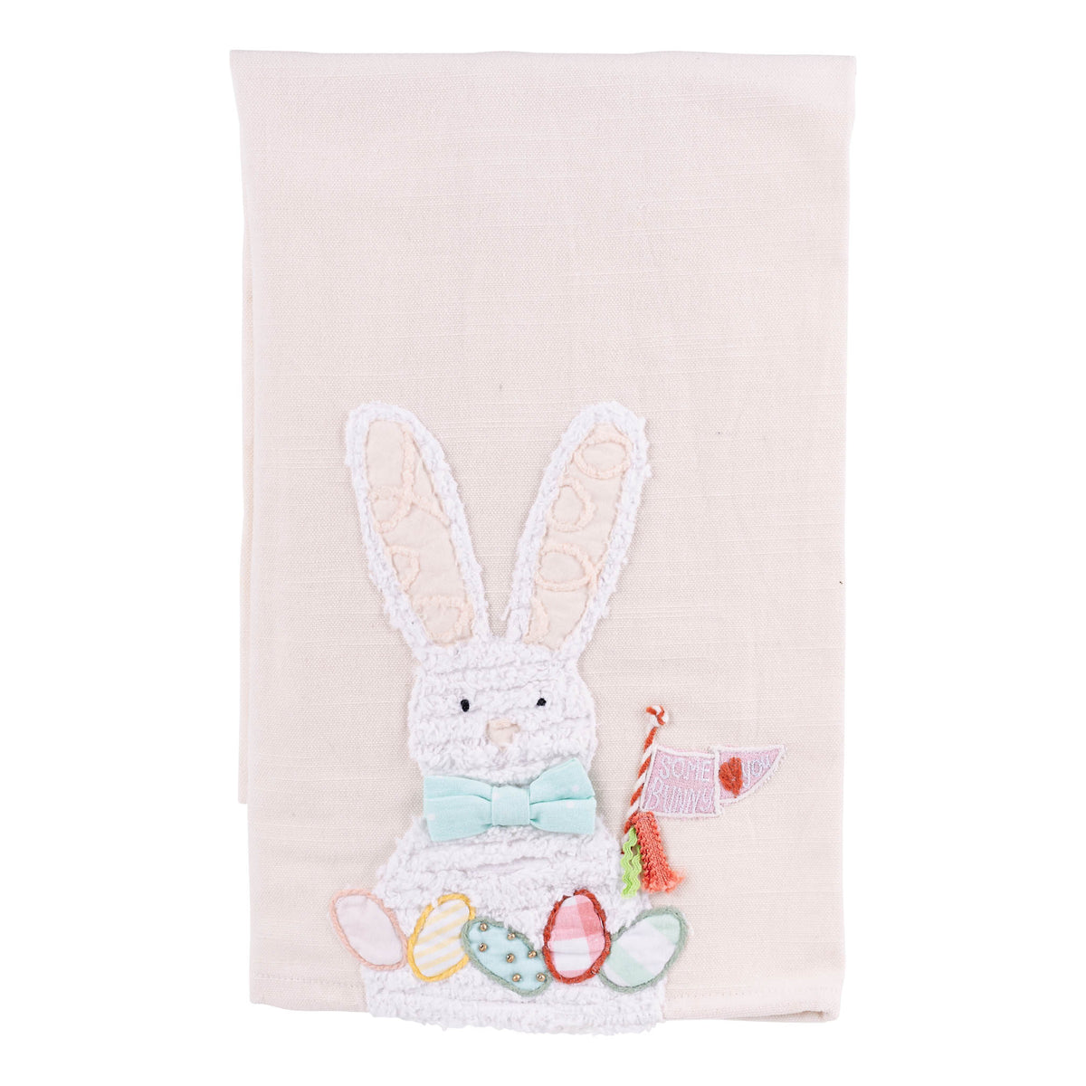 Some Bunny Loves You Flag Tea Towel