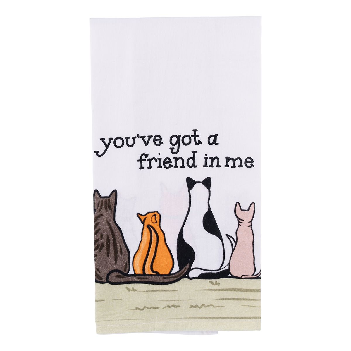 Cat Friend in Me Tea Towel