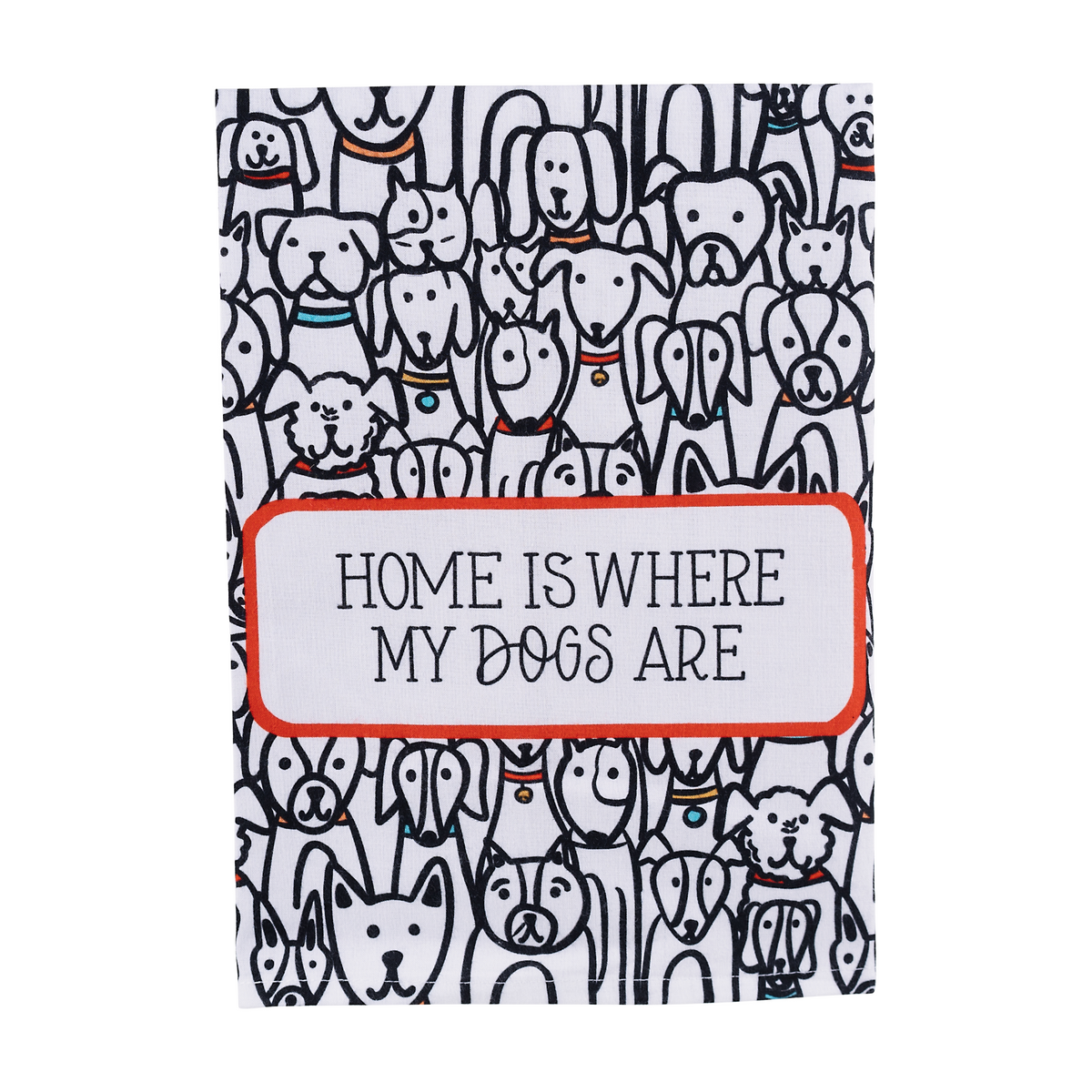 Lots of Dogs Tea Towel