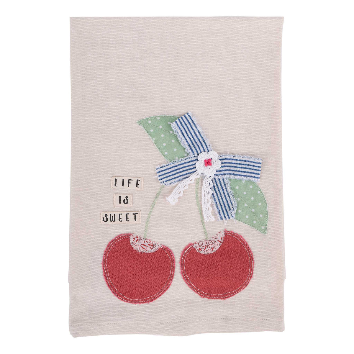 Life is Sweet Cherries Tea Towel