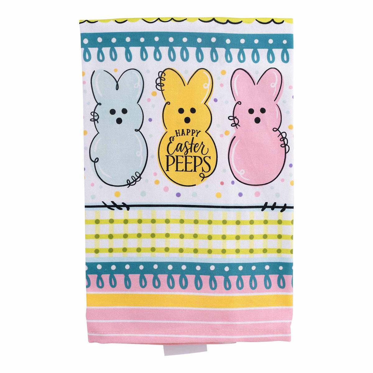 Three Peeps Tea Towel