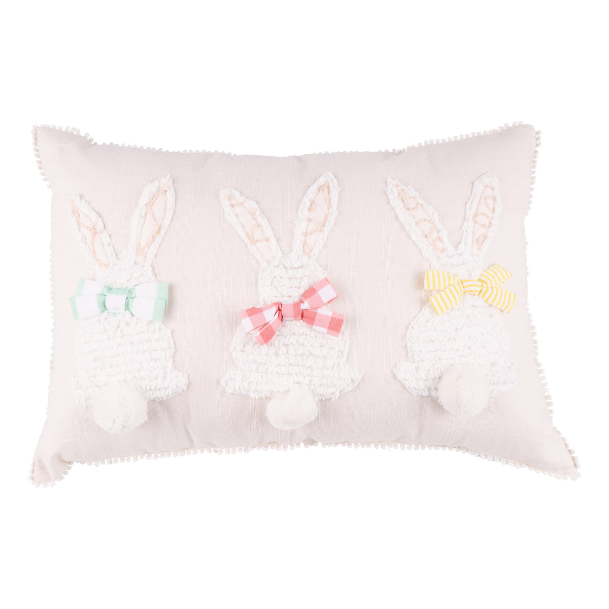 3 Bunnies Pillow