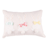 3 Bunnies Pillow