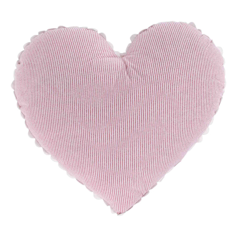 I Love You Ribbon Heart Pillow