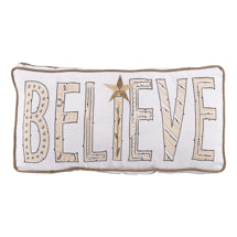Neutral Believe Pillow