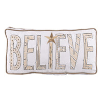 Neutral Believe Pillow
