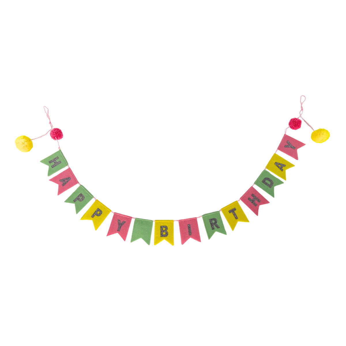 Girl Happy Birthday Tabletop Banner