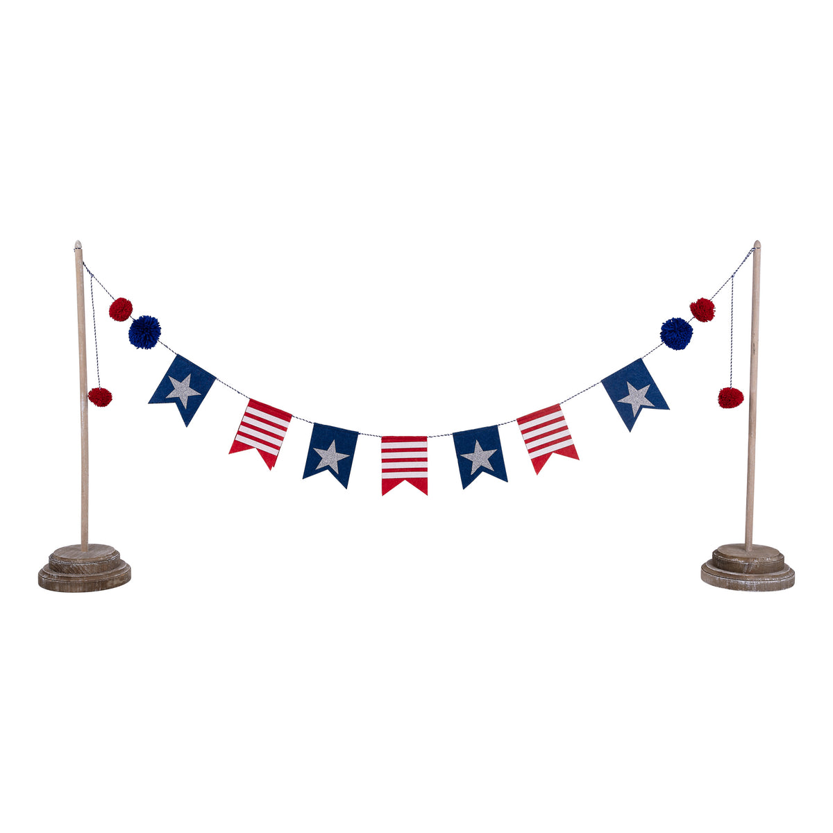 Red White and Blue Star Tabletop Banner