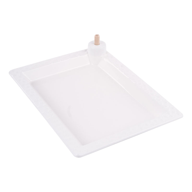 White Rectangular Platter