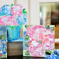 Hydrangea Acrylic Stand