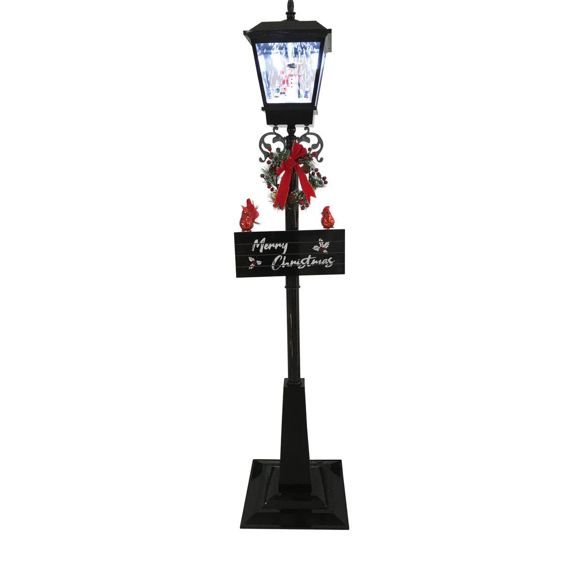 Snowman Street Lamp