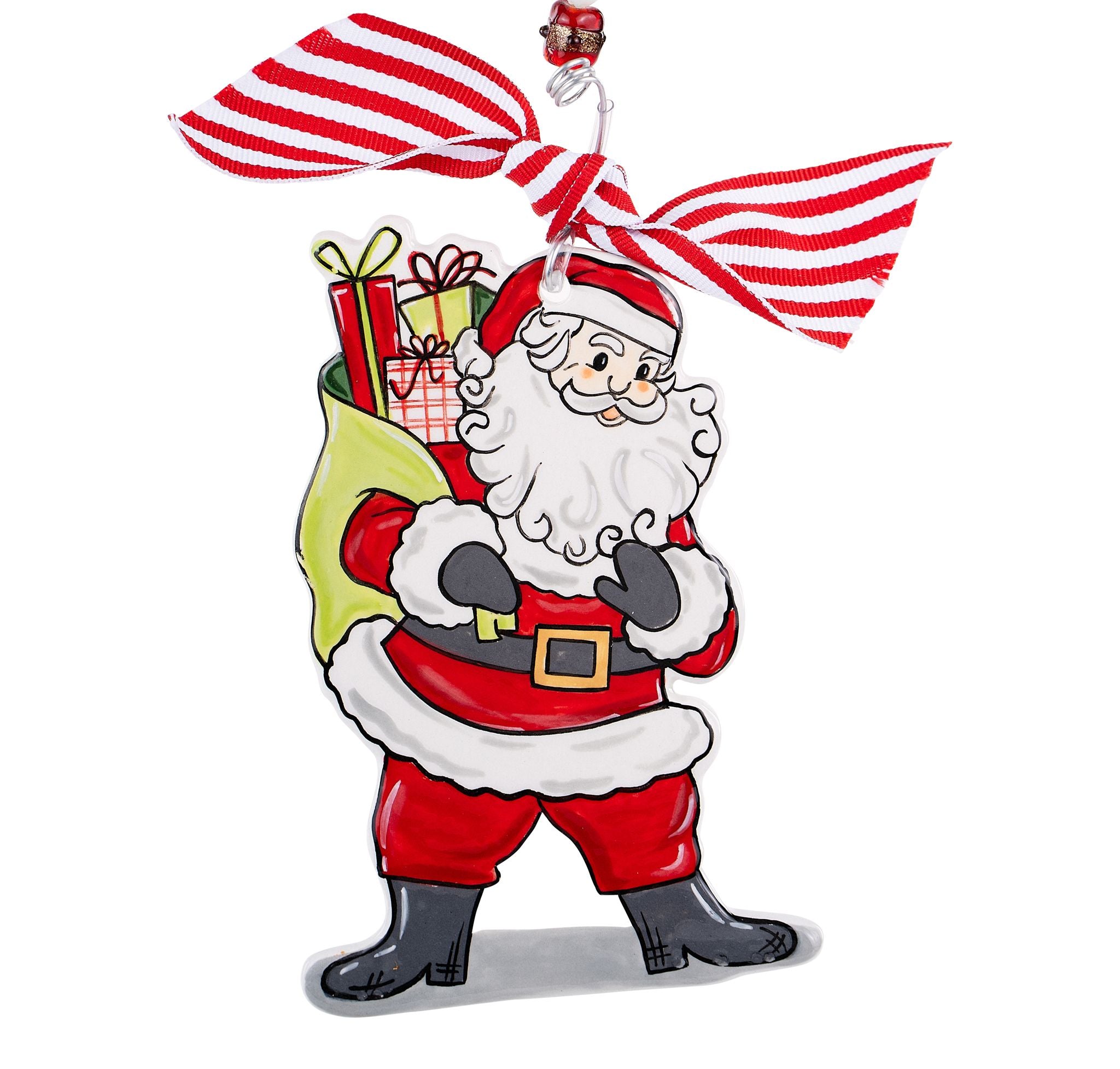 Glory Haus Santa Ornament